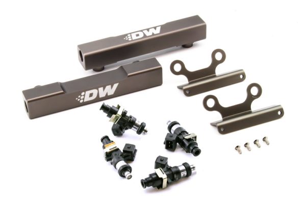 DeatschWerks 02+ Subaru WRX   07+ STI LGT Top Feed Fuel Rail Upgrade Kit w  1500cc Injectors Hot on Sale - Image 2