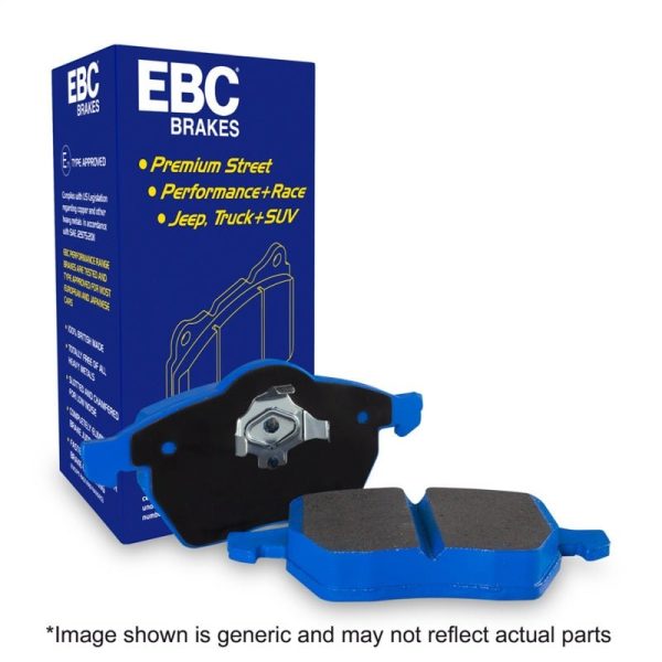 EBC 2015+ Ford Mustang 2.3T Bluestuff Front Brake Pads Hot on Sale - Image 4