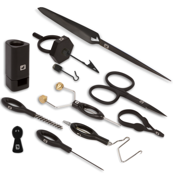 Loon Complete Fly Tying Tool Kit - Black Fashion