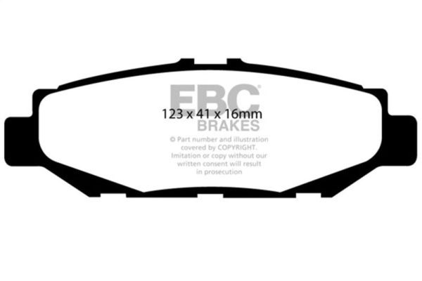 EBC 93-97 Lexus GS300 3.0 Yellowstuff Rear Brake Pads Online - Image 2